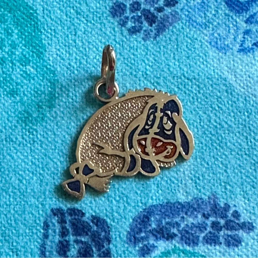 10kt Gold Eeyore pendant